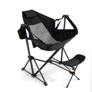 Hammock Camping Chair with Retractable Footrest
