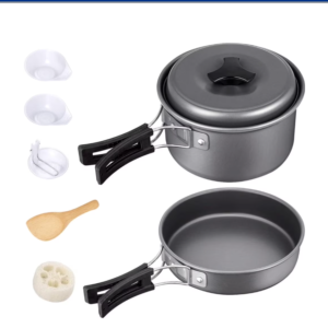 9pcs Camping Cookware Set